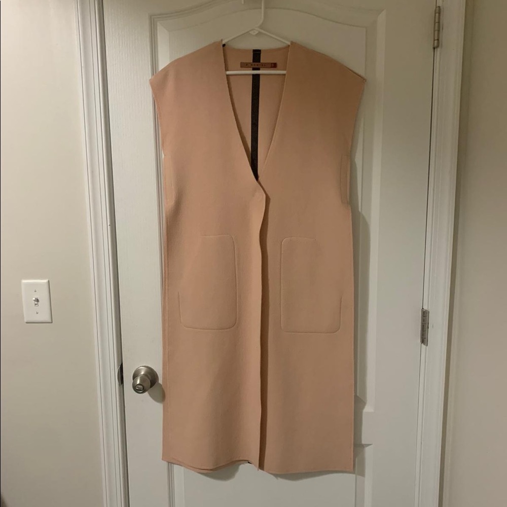Pashmina Collection pink long vest